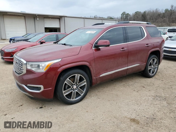 2017 GMC Acadia Denali with VIN 1GKKNPLSXHZ295250, listed as a Copart auction lot 47750295 with 201,698 mi miles and Salvage Title. Bid and sale history available at DreamBid. Image 1.