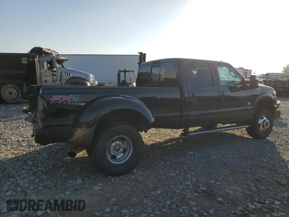 2015 Ford F-350 Lariat with VIN 1FT8W3DT3FEB28770, listed as a Copart auction lot 43983105 with 112,762 mi miles and Salvage title. Bid and sale history available at DreamBid. Image 3.