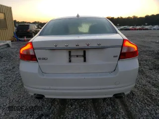 2010 Volvo S80 I6 with VIN YV1982AS5A1116957, listed as a Copart auction lot 75601724 with 118,129 mi miles and Salvage Title. Bid and sale history available at carsss.com. Image 6.