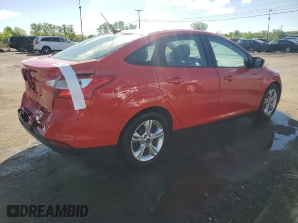 2013 Ford Focus SE with VIN 1FADP3F2XDL351192, listed as a Copart auction lot 58004435 with 83,664 mi miles and Clean title. Bid and sale history available at DreamBid. Image 3.