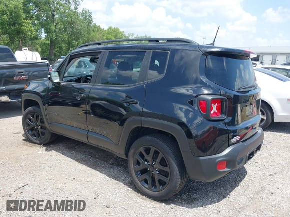 2018 Jeep Renegade Latitude with VIN ZACCJBBB2JPH59443, listed as a IAAI auction lot 42555557 with 66,689 mi miles and . Bid and sale history available at DreamBid. Image 3.