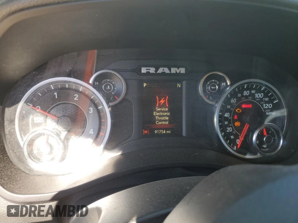 2020 Ram 2500 Tradesman with VIN 3C6UR5CL9LG276310, listed as a Copart auction lot 42255865 with 91,754 mi miles and Clean Title. Bid and sale history available at carsss.com. Image 9.
