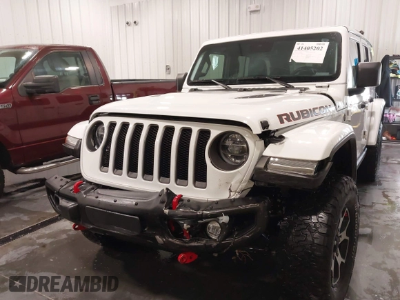 2022 Jeep Wrangler Unlimited Rubicon z VIN 1C4HJXFG7NW106446, wystawiony jako IAAI lot #41405202 z przebiegiem 39 755 mil mil oraz . Historia ofert i sprzedaży dostępna na DreamBid. Obrazek 6.