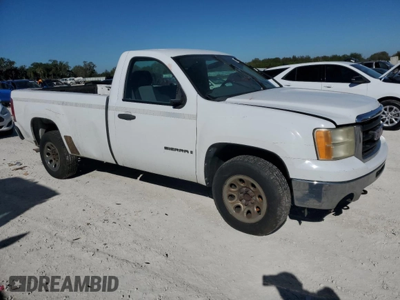 2009 GMC Sierra 1500 Work Truck z VIN 1GTEC14C39Z900813, wystawiony jako Copart lot #82673734 z przebiegiem Nie podano mil oraz Szkoda całkowita • Salvage title. Historia ofert i sprzedaży dostępna na DreamBid. Obrazek 4.