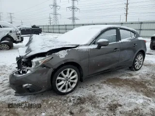 2015 Mazda 3 S Touring with VIN JM1BM1L34F1224948, listed as a Copart auction lot 88252485 with 106,268 mi miles and Salvage title. Bid and sale history available at DreamBid. Image 1.