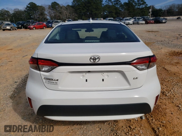 2022 Toyota Corolla LE with VIN 5YFEPMAE6NP369722, listed as a Copart auction lot 46197085 with 64,546 mi miles and Non Repairable. Bid and sale history available at carsss.com. Image 6.