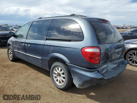 2001 Chrysler Town & Country LXi with VIN 2C4GP54L11R176042, listed as a Copart auction lot 69045254 with 217,421 mi miles and Salvage Title. Bid and sale history available at DreamBid. Image 2.