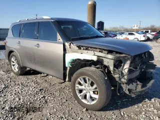 2013 Infiniti QX56 with VIN JN8AZ2NF4D9551007, listed as a Copart auction lot 48231285 with 239,531 mi miles and Salvage title. Bid and sale history available at DreamBid. Image 4.