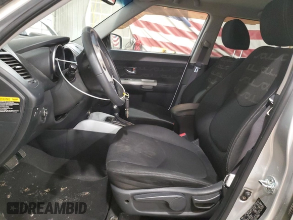 2012 Kia Soul + with VIN KNDJT2A63C7363611, listed as a Copart auction lot 45907555 with 129,036 mi miles and Salvage Title. Bid and sale history available at carsss.com. Image 7.
