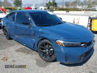 2025 Honda Civic Sport with VIN 2HGFE2F50SH508592, listed as a IAAI auction lot 41705638 with 14,530 mi miles and . Bid and sale history available at DreamBid. Image 1.