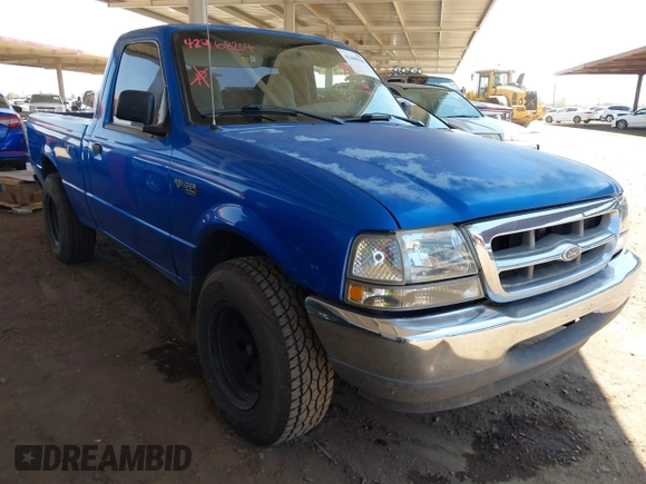 1999 Ford Ranger XL with VIN 1FTYR10V4XUB00261, listed as a IAAI auction lot 42468204 with 254,132 mi miles and . Bid and sale history available at DreamBid. Image 1.