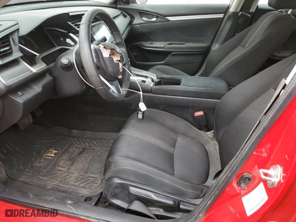 2017 Honda Civic Sedan EX with VIN 2HGFC2F75HH567895, listed as a Copart auction lot 49402185 with 76,173 mi miles and Salvage Title. Bid and sale history available at carsss.com. Image 7.