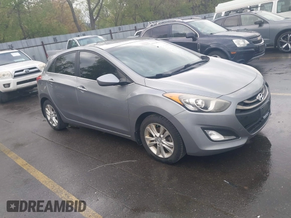 2014 Hyundai Elantra GT with VIN KMHD35LH1EU215003, listed as a IAAI auction lot 42154051 with 109,759 mi miles. Bid and sale history available at carsss.com. Image 1.