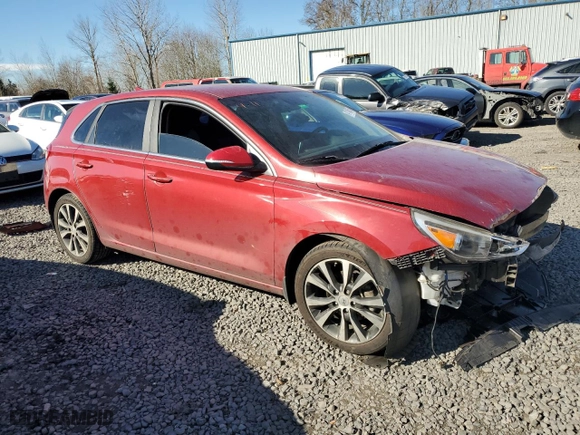 2018 Hyundai Elantra GT with VIN KMHH35LE8JU027290, listed as a Copart auction lot 47140625 with 35,093 mi miles and Clean Title. Bid and sale history available at carsss.com. Image 4.