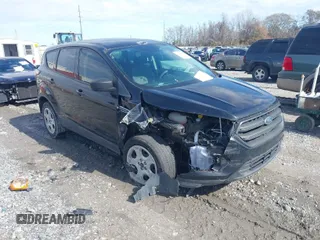 2017 Ford Escape S with VIN 1FMCU0F73HUD48669, listed as a IAAI auction lot 41431084 with 1 mi miles. Bid and sale history available at carsss.com. Image 1.