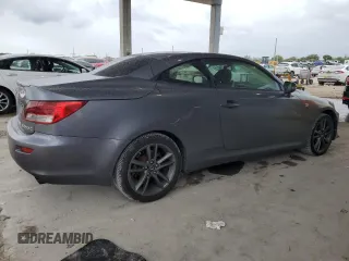 2013 Lexus IS 250 C with VIN JTHFF2C20D2528955, listed as a Copart auction lot 55382295 with 108,397 mi miles and Salvage title. Bid and sale history available at DreamBid. Image 3.