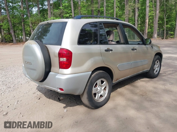 2005 Toyota RAV4 with VIN JTEGD20V950063045, listed as a IAAI auction lot 42088784 with 1 mi miles. Bid and sale history available at carsss.com. Image 4.