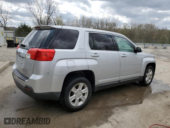2013 GMC Terrain SLE with VIN 2GKALMEK9D6272285, listed as a Copart auction lot 51327545 with 89,220 mi miles and Salvage Title. Bid and sale history available at DreamBid. Image 3.