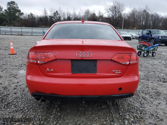 2011 Audi A4 2.0T Premium Plus with VIN WAUHFAFLXBN002432, listed as a Copart auction lot 84286004 with 159,246 mi miles and Salvage Title. Bid and sale history available at carsss.com. Image 6.
