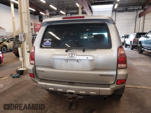 2004 Toyota 4Runner SR5 with VIN JTEBU14R340036942, listed as a IAAI auction lot 41956755 with 178,396 mi miles and . Bid and sale history available at DreamBid. Image 16.