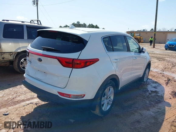 2019 Kia Sportage LX with VIN KNDPM3AC3K7536691, listed as a IAAI auction lot 41733413 with 77,095 mi miles. Bid and sale history available at carsss.com. Image 4.