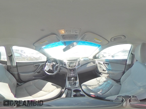 2014 Hyundai Elantra SE with VIN 5NPDH4AE1EH520102, listed as a Copart auction lot 48195955 with 112,124 mi miles and Salvage Title. Bid and sale history available at DreamBid. Image 13.