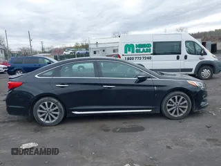 2016 Hyundai Sonata Sport with VIN 5NPE34AF6GH346509, listed as a IAAI auction lot 42082345 with 93,822 mi miles and . Bid and sale history available at DreamBid. Image 13.