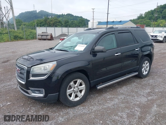 2014 GMC Acadia SLE with VIN 1GKKVPKD9EJ216048, listed as a IAAI auction lot 39934955 with 38,335 mi miles and . Bid and sale history available at carsss.com. Image 2.