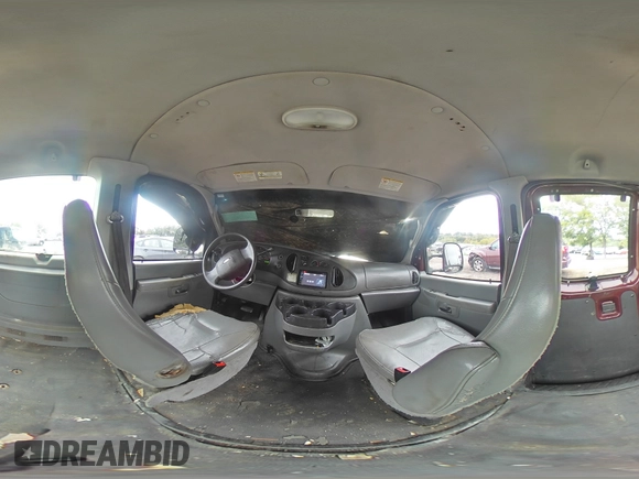 2008 Ford Econoline Passenger XL with VIN 1FMNE11W28DB28420, listed as a Copart auction lot 69724594 with 481,294 mi miles and Salvage Title. Bid and sale history available at DreamBid. Image 14.
