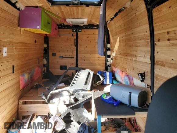 2017 Ram ProMaster Cargo with VIN 3C6TRVDG8HE528693, listed as a Copart auction lot 73675714 with 125,876 mi miles and Salvage Title. Bid and sale history available at carsss.com. Image 10.