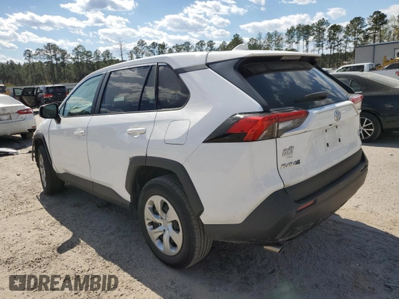 2023 Toyota RAV4 LE with VIN 2T3H1RFV2PW248098, listed as a Copart auction lot 50696885 with 39,511 mi miles and Salvage Title. Bid and sale history available at carsss.com. Image 2.