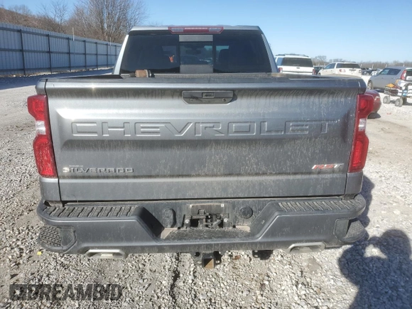 2021 Chevrolet Silverado 1500 RST with VIN 3GCUYEET5MG157891, listed as a Copart auction lot 41878455 with 94,517 mi miles and Salvage Title. Bid and sale history available at carsss.com. Image 6.