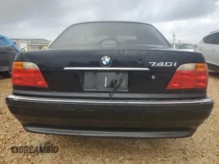 2000 BMW 7 Series 740iA with VIN WBAGG8342YDN79307, listed as a Copart auction lot 80962694 with 166,520 mi miles and Clean Title. Bid and sale history available at carsss.com. Image 6.