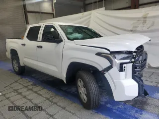 2025 Toyota Tundra SR with VIN 5TFKB5DB6SX281646, listed as a Copart auction lot 58299855 with Not provided miles and Salvage title. Bid and sale history available at DreamBid. Image 4.