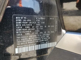 2012 Volkswagen Tiguan SEL with VIN WVGAV7AX2CW605399, listed as a Copart auction lot 55201935 with 128,527 mi miles and Clean Title. Bid and sale history available at DreamBid. Image 13.