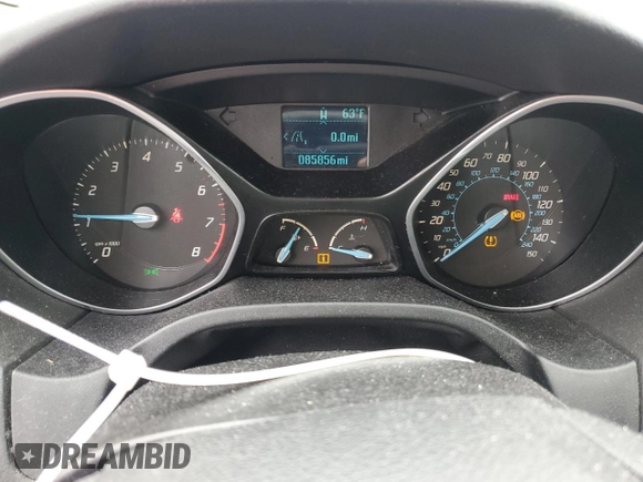 2012 Ford Focus SE with VIN 1FAHP3F26CL447739, listed as a Copart auction lot 58785295 with 85,856 mi miles and Salvage title. Bid and sale history available at DreamBid. Image 9.