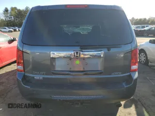 2012 Honda Pilot EX-L with VIN 5FNYF4H71CB072275, listed as a Copart auction lot 43347615 with Not Provided miles and Salvage Title. Bid and sale history available at DreamBid. Image 6.