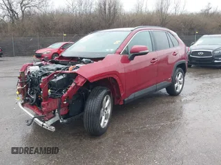 2021 Toyota RAV4 Hybrid LE with VIN 4T3B6RFV6MU043418, listed as a IAAI auction lot 41864627 with 60,340 mi miles. Bid and sale history available at carsss.com. Image 21.