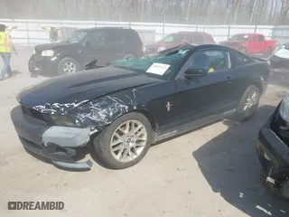 2012 Ford Mustang V6 Premium with VIN 1ZVBP8AM5C5221263, listed as a IAAI auction lot 41815124 with 1 mi miles. Bid and sale history available at carsss.com. Image 17.