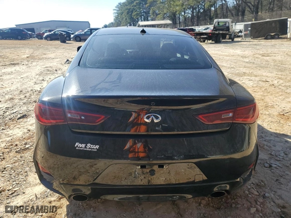 2017 Infiniti Q60 3.0t Premium with VIN JN1EV7EK8HM361560, listed as a Copart auction lot 45396785 with 105,222 mi miles and Salvage Title. Bid and sale history available at carsss.com. Image 6.