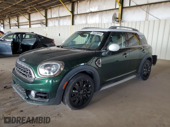 2018 MINI Countryman Cooper S with VIN WMZYT3C33J3E93600, listed as a Copart auction lot 66328044 with 60,295 mi miles and Salvage Title. Bid and sale history available at carsss.com. Image 1.