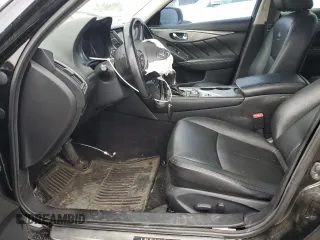 2014 Infiniti Q50 Premium with VIN JN1BV7ARXEM687233, listed as a Copart auction lot 58828595 with 122,813 mi miles and Salvage title. Bid and sale history available at DreamBid. Image 7.