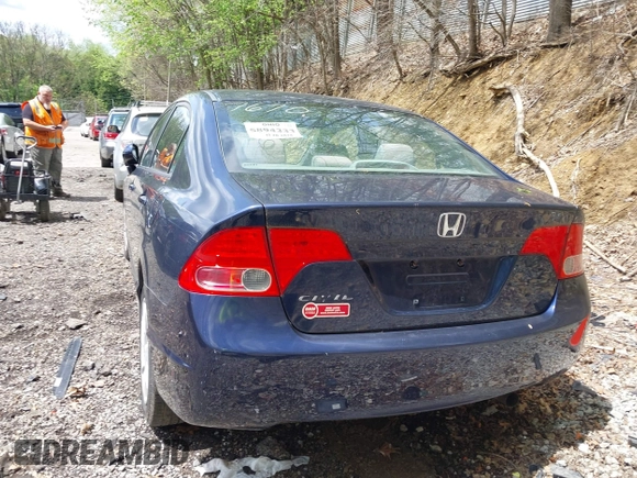2008 Honda Civic LX with VIN 1HGFA165X8L067670, listed as a IAAI auction lot 42208641 with 188,328 mi miles and . Bid and sale history available at DreamBid. Image 15.