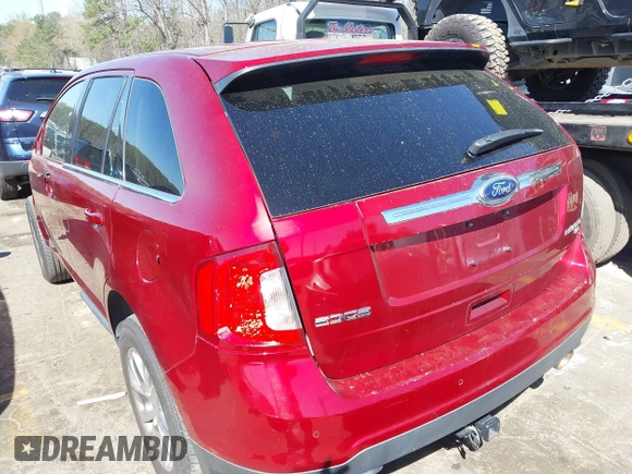 2013 Ford Edge Limited with VIN 2FMDK4KC7DBB66557, listed as a IAAI auction lot 41860046 with 136,414 mi miles. Bid and sale history available at carsss.com. Image 3.
