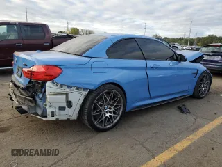 2017 BMW M4 with VIN WBS3U9C31HP971127, listed as a Copart auction lot 74494894 with 65,387 mi miles and Salvage title. Bid and sale history available at DreamBid. Image 3.
