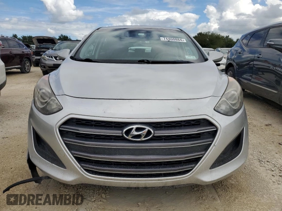 2017 Hyundai Elantra GT with VIN KMHD35LH2HU374925, listed as a Copart auction lot 74460884 with 109,487 mi miles and Non Repairable. Bid and sale history available at carsss.com. Image 5.