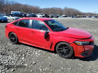 2022 Honda Civic Sedan Sport with VIN 2HGFE2F5XNH503517, listed as a Copart auction lot 49623385 with 66,450 mi miles and Salvage Title. Bid and sale history available at carsss.com. Image 4.