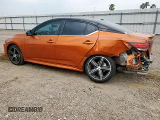 2024 Nissan Sentra SR with VIN 3N1AB8DV5RY370756, listed as a Copart auction lot 57642445 with 10,000 mi miles and Salvage title. Bid and sale history available at DreamBid. Image 2.