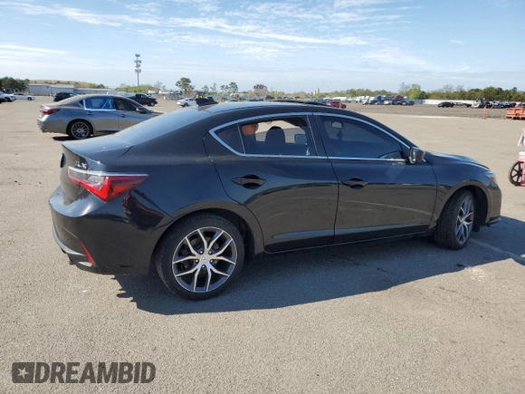 2020 Acura ILX Premium with VIN 19UDE2F75LA009344, listed as a Copart auction lot 55945385 with 59,344 mi miles and Salvage title. Bid and sale history available at DreamBid. Image 3.