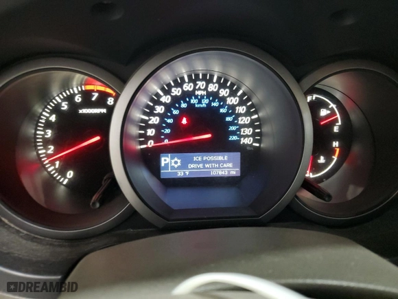 2012 Suzuki Grand Vitara Limited with VIN JS3TD0D75C4100053, listed as a Copart auction lot 41667685 with 107,843 mi miles and Salvage Title. Bid and sale history available at carsss.com. Image 9.